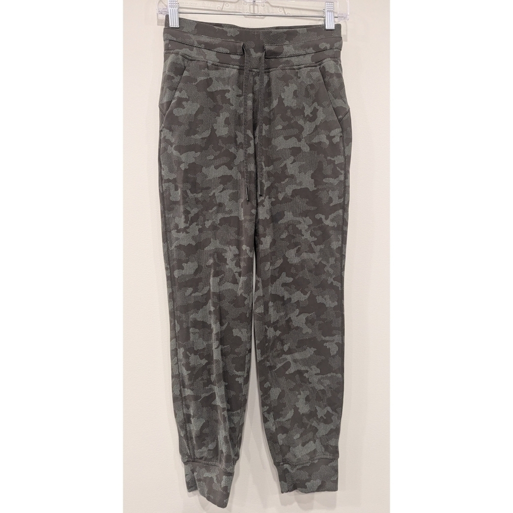 Lululemon Ready To Rulu Jogger Heritage Camo Green Twill Size 4